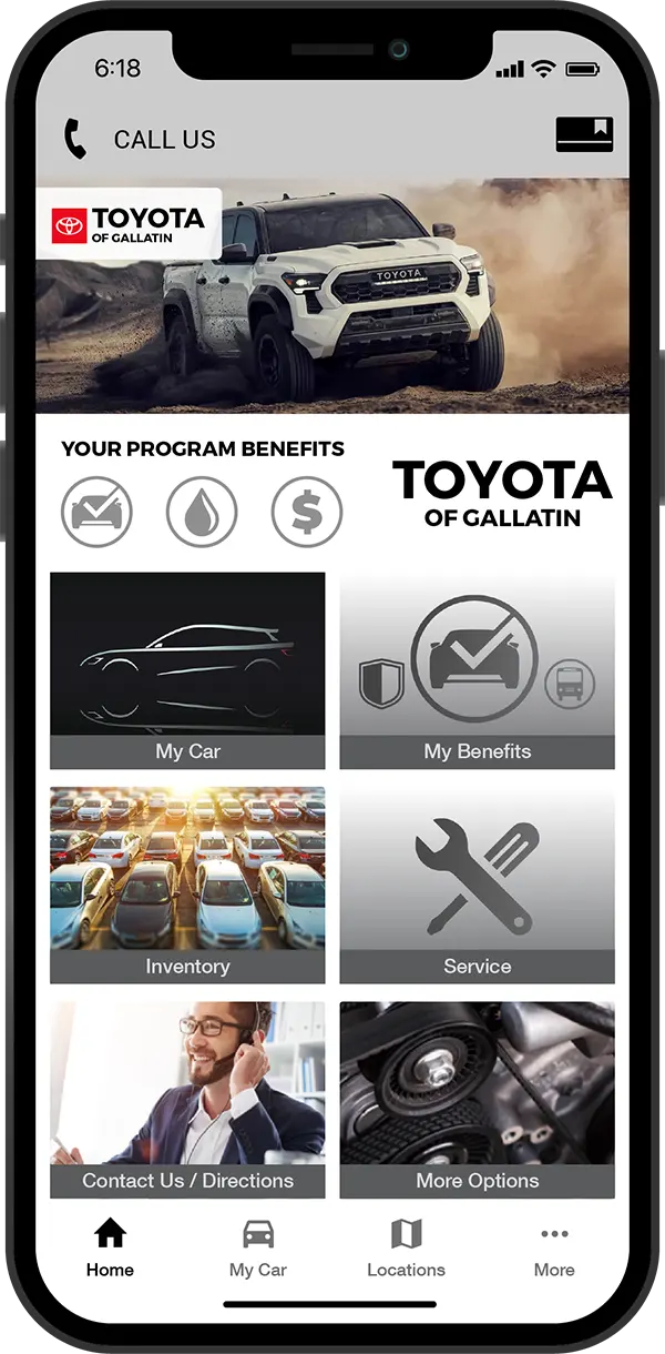 Toyota of Gallatin App